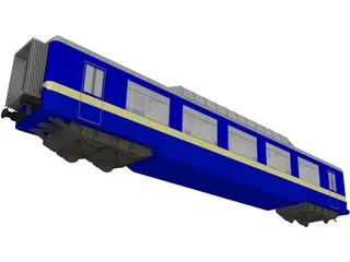 Train Personal Wagon 3D Model