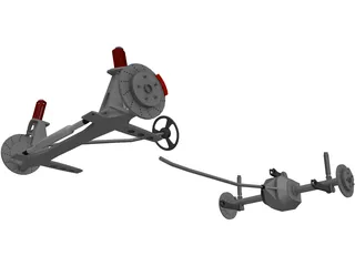 Car Chassis 3D Model