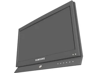 Samsung LCD TV 3D Model