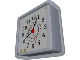 Alarm Clock 3D Model