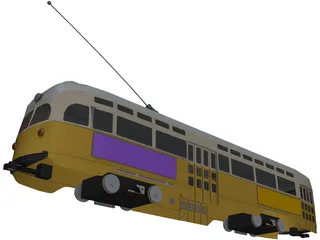 Train Car 3D Model