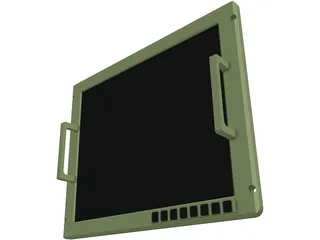 Barco Ruggedised Display 19 Inch 3D Model