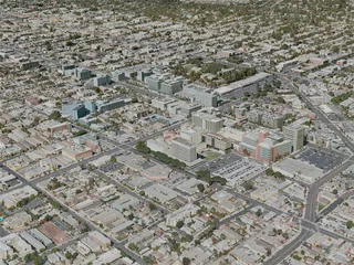 Hollywood City, USA (2021) 3D Model