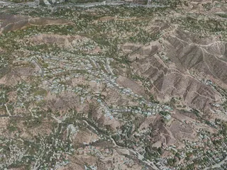 Hollywood Hills, USA (2021) 3D Model