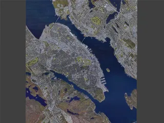 Halifax City, Canada (2021) 3D Model