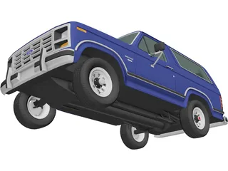 Ford Bronco (1982) 3D Model