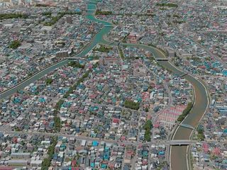 Aomori City, Japan (2021) 3D Model