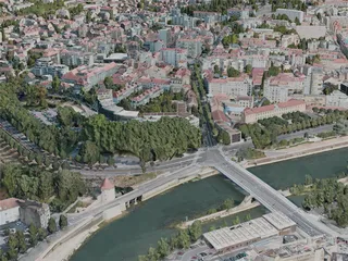 Besancon City, France (2021) 3D Model