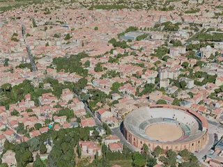 Beziers City, France (2021) 3D Model