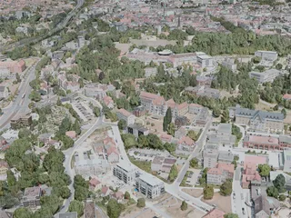 Bielefeld City, Germany (2021) 3D Model