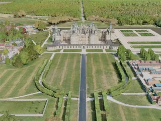 Chambord Castle, France (2021) 3D Model