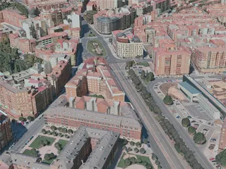 Leon City, Spain (2021) 3D Model