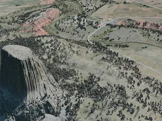 Devils Tower, USA (2021) 3D Model