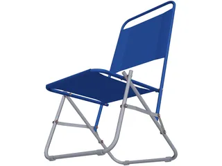 Folding Chair 3D Model