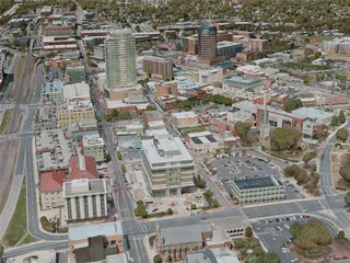 Durham City, USA (2021) 3D Model