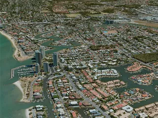 Gold Coast City, Australia (2021) 3D Model