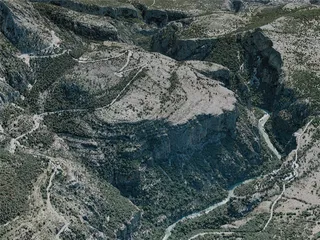 Gorges Du Verdon Canyon, France (2021) 3D Model