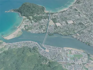 Hagi City, Japan (2021) 3D Model