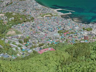 Hakodate City, Japan (2021) 3D Model