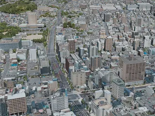 Hamamatsu City, Japan (2021) 3D Model