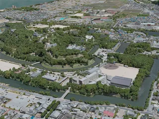 Hikone City, Japan (2021) 3D Model