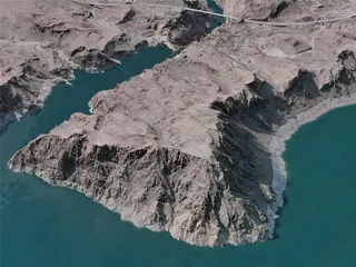 Hoover Dam City, USA (2021) 3D Model