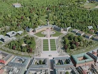 Karlsruhe City, Germany (2021) 3D Model