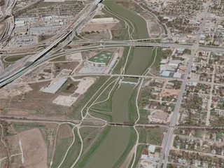 Fort Worth City, USA (2021) 3D Model