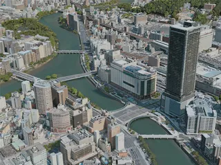 Hiroshima City, Japan (2021) 3D Model