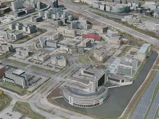 Hoofddorp City, Netherlands (2021) 3D Model