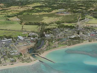 Kapaa City, USA (2021) 3D Model