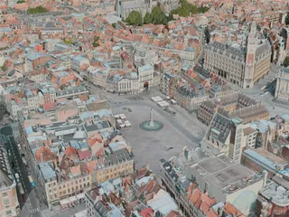 Lille City, France (2021) 3D Model