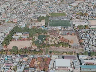 Matsumoto City, Japan (2021) 3D Model