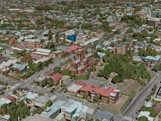 Newcastle City, Australia (2021) 3D Model