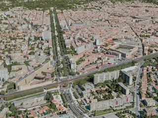 Nimes City, France (2021) 3D Model