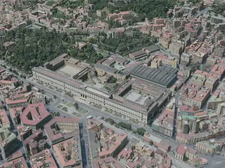 Naples (Napoli) City, Italy (2021) 3D Model