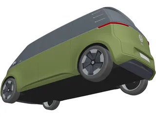 Volkswagen ID.Buzz Concept (2020) 3D Model