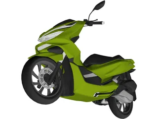 Honda PCX 150 3D Model