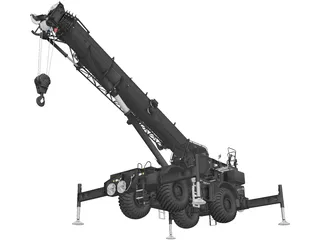 Manitiwoc GRT810 Crane 3D Model