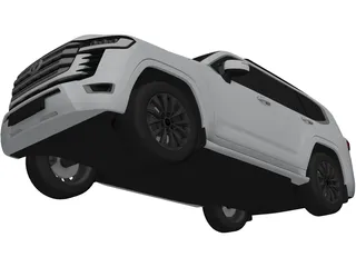 Toyota Land Cruiser 300 (2021) 3D Model