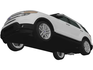 Ford Explorer (2011) 3D Model