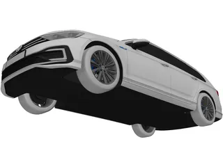Volkswagen Passat GTE Variant (2020) 3D Model