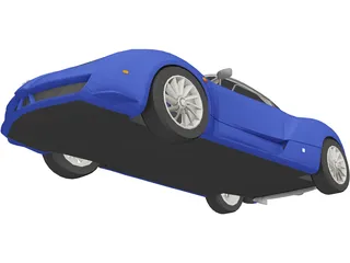 Spyker C12 Zagato 3D Model