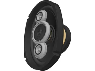 6x9 Jet Sound Speaker 3D Model