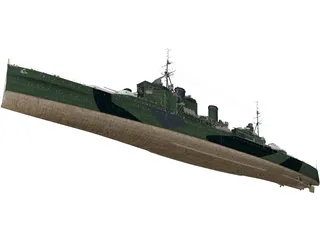 HMS London 3D Model