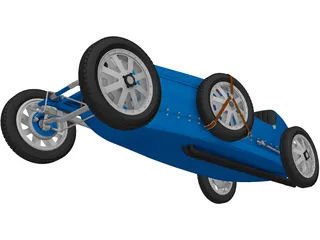 Bugatti Type 35 3D Model