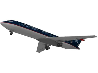 Boeing 727-300 3D Model