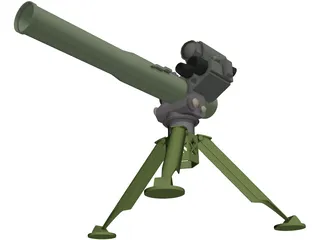 TOW Missile Launcher 3D Model