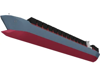 Container Ship 3D Model