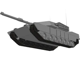 M1A1 Abrams 3D Model